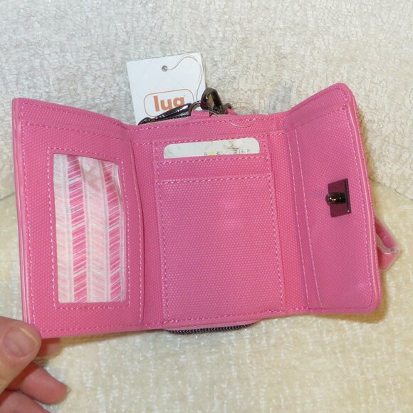 Lug Pedicab Matte Luxe VL RFID Wallet Wristlet BNWT - Picture 6 of 8